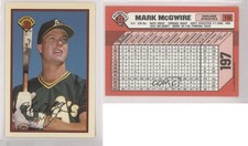 1989 Bowman Collector's Edition (Tiffany) Mark McGwire #197