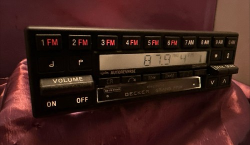 WORKING✅MERCEDES W124 W126 R107 BECKER BE0780 RADIO AM-FM CASSETTE PLAYER - Bild 2 von 18