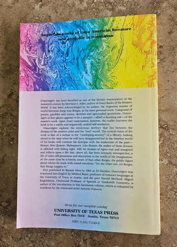 JORGE LUIS BORGES Dreamtigers 1987 University of Texas Press tpb VINTAGE - Imagen 2 de 3