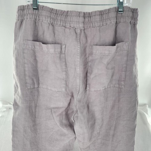 Pantalones de mezclilla JOE'S The Soder ajustados talla grande de lino grises - Imagen 5 de 8