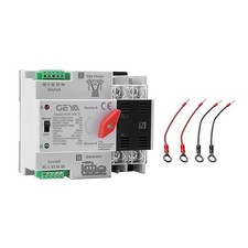 Mini Automatic Transfer Switch 100A 110Vac, IGEYAPA 2POLE 100amps ATS Dual