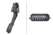 SENSOR, FAHRPEDALSTELLUNG FÜR MASTER III KASTEN FV - HELLA 6PV 009 978-781