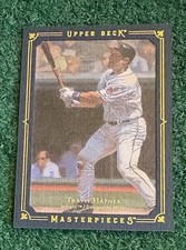 TRAVIS HAFNER - 087/125 - 2008 UPPER DECK MASTERPIECES FRAMED DARK BLUE CARD #28