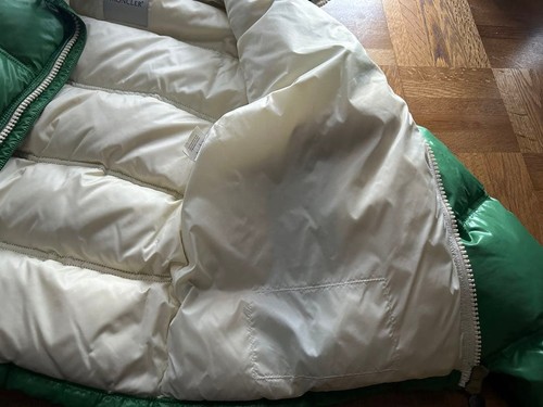 MONCLER ERIC Puffer Jacket green size 1 - Picture 4 of 8