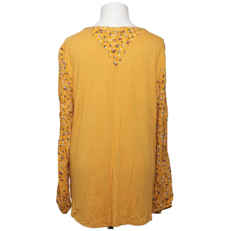 EDC by ESPRIT, chemisier, taille : XL, jaune/multicolore, élasthanne/viscose,... - Photo 2/4