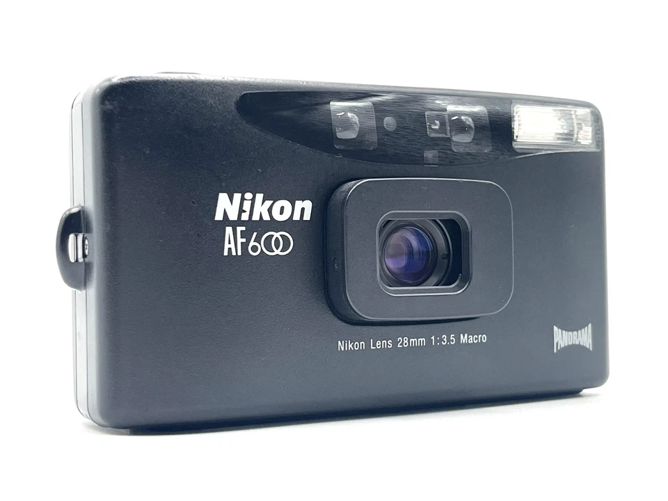 * MINT w/Case * Nikon AF600 Panorama Black Point & Shoot Film Camera From JAPAN - Image 4 of 4
