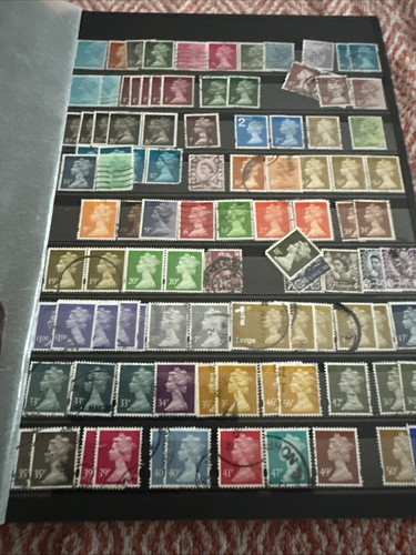 STAMPS - GB QV ~ QEII DEFINS - IN 24 BLK PAGE STOCKBOOK - GD SORTING - DUPLICATE - Picture 23 of 24