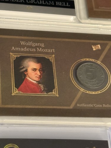 Pieces Of The Past 26 Relikte - 1/1, Münzen, Karte, Kunst, Musik - Roosevelt, Kennedy - Bild 11 von 14