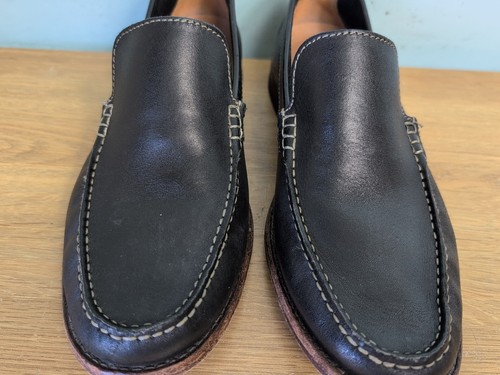 Clarks Pace Barnes 26141376 Mens Black Leather Loafers Casual Shoes Size 7.5 G - Picture 5 of 16