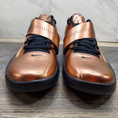 Nike Zoom KD IV Christmas Metallic Copper Black Shoes FZ5913  display picture 1