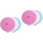  2 PCS Getränke Abdeckung Deckel Silikon Tassendeckel Silikondeckel