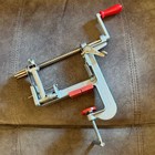 Pampered Chef Apple Peeler Corer Slicer Red Manual with Handles