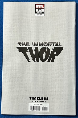 Marvel 2025 IMMORTAL THOR #23 ALEX ROSS TIMELESS VIRGIN VARIANT - Picture 2 of 2