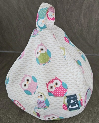 BNWOT iBeani Owl Design Bean Bag Cushion for Tablet iPad Book Rest Stand Pocket - Afbeelding 1 van 9