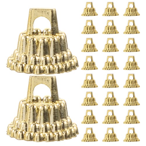 300 Stück Weihnachtskugel Deko Mütze Keramik Kappe Ersatz Ornament Tops - Bild 9 von 17