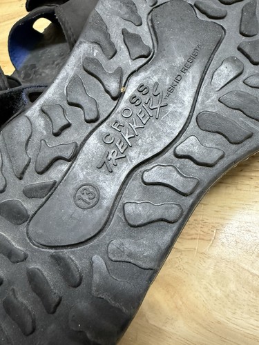 Cross Trekkers Sandals Men's 13 Black Synthetic Sport Hiking Outdoor Free Ship! - Picture 13 of 13