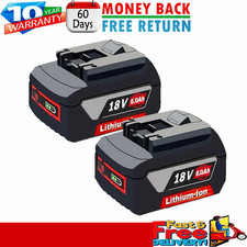 2X 18V Li-Ion Battery BAT620 BAT609 Professional GBA 6.0Ah For Bosch