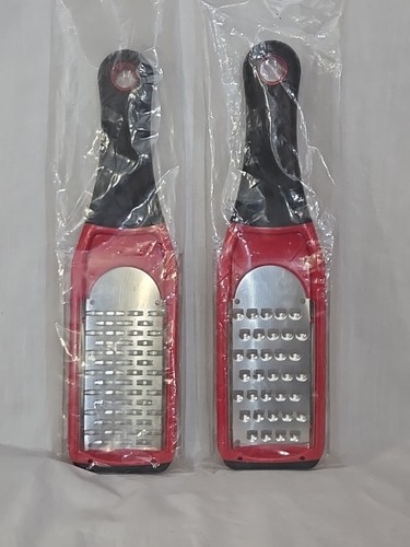 Microplane Artisan Series Bi-Directional Ribbon & Extra Course Graters - Red Ir1 - Picture 3 of 7