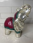 Rare Large Handmade Mosaic Glass Tile Elephant Sculpture