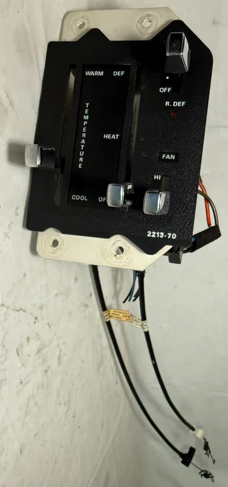 Ford Fairmont Mustang 80 Calefacción Climatizador Control de Temperatura CONGELACIÓN con Cable Fabricante de Equipo Original Foto 2 de 4