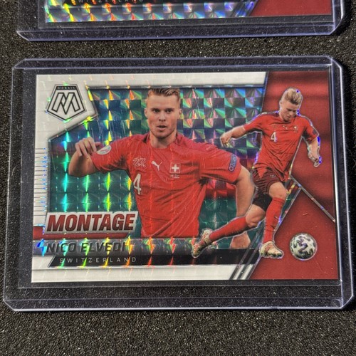 2021 Panini Mosaic World Cup #6 Nico Elvedi Montage White Prizm /25 + Silver - Bild 2 von 5
