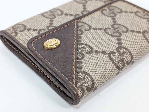 Rare* Gucci Vintage mini coin case purse PVC GG Authentic - Picture 14 of 21