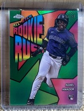 Adael Amador RC 2025 Topps Chrome #CERR-18 All Etch Rookie Rush Green /99
