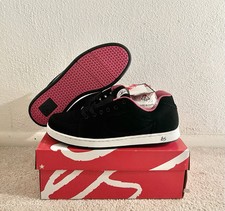 éS Accel TT  Nyjah Huston/Rodrigo Teixeira Skateboard Shoes Size 11 Black/Pink