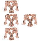  4 PCS Kristallkugel Halter Ball Display Ständer Desktop-Ornament