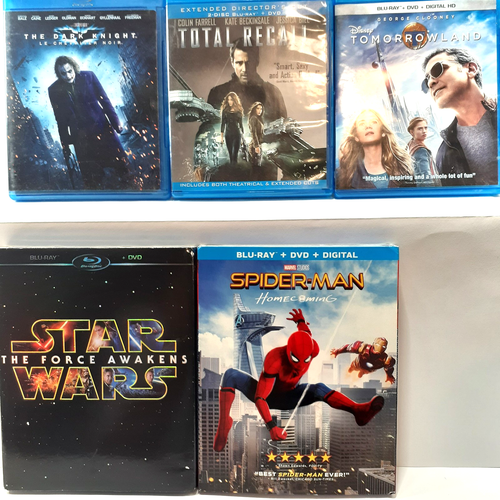5 Blu Rays Movie Lots $16 big titles - Picture 20 of 69