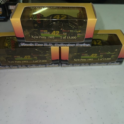 Kyle Petty #42 Mello Yellow 1993 1/64 Nascar Diecast by RCCA. Lot (3) Cars  - Picture 1 of 2