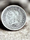 1874 Colombia 10 Centavos Silver Coin