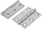 2 Pcs 3 Inch Stainless Steel Swinging Door Hinges Folding Hinges for Window