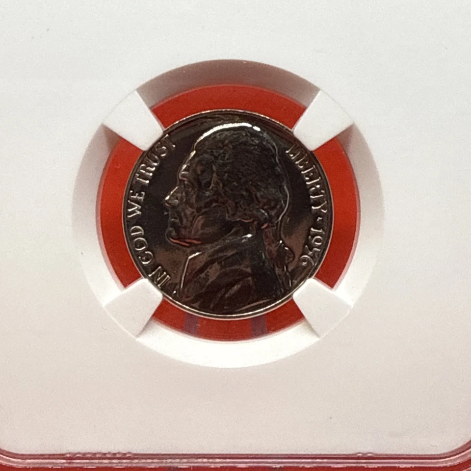 1956 Jefferson Nickel NGC Certified PF67 Scales Label 8160833-042 - Image 2 of 3