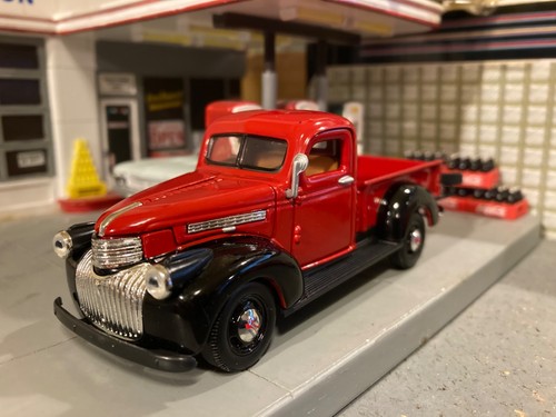 Rare Red 1941 Chevrolet Pickup Truck 1:43 scale, Chevy, New in Box, See Photos - Picture 2 of 16