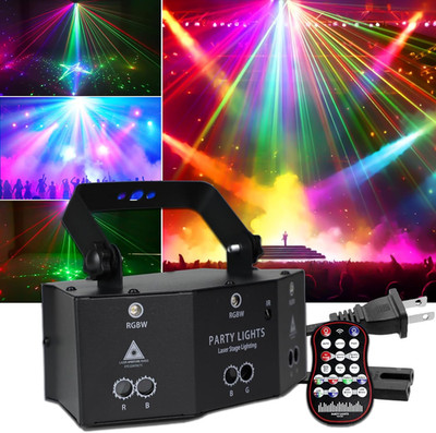 9 Eyes DJ Disco Light, RGB Party Stage Lights by Remote and DMX512 Control, Soun