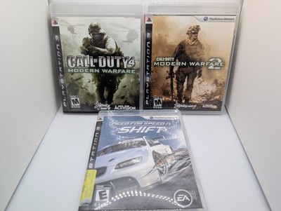 PS3 Game Lot Call of Duty 4 Modern Warfare MW2 Need for Speed Shift Complete CIB