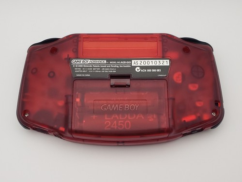 Groudon Game Boy Advance, Funnyplaying Backlit IPS Screen Pokemon Ruby Theme - Picture 4 of 7