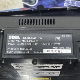 Original SEGA Saturn MK2 Console Boxed PAL UK