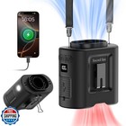 Socool 14500mAh Portable Waist Fan Clip on Belt 360 Rotation Wear