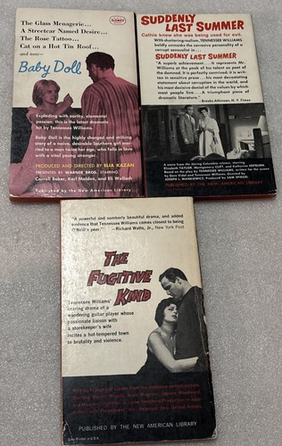 TENNESSE WILLIAMS : 3 Vintage Pulp Paperbacks, First Printings, 1959, 1960 - Imagen 3 de 12