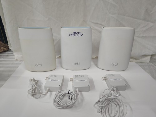 NETGEAR Orbi RBS50 RBK53-100NAS AC3000 Tri-band WiFi - 3 Units - Picture 8 of 21