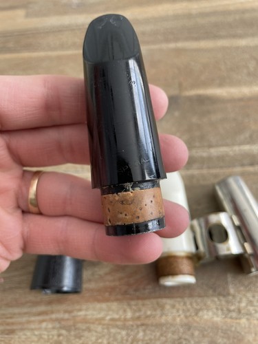 Vintage Brilhart 'Special' Ebolin Clarinet Mouthpiece Bb Soprano + White MP Lot - Picture 3 of 15