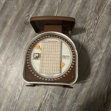 Vintage 1978 Pelouze Postal Scale Brown - 50 Pound Limit Postal Scale Model Y50