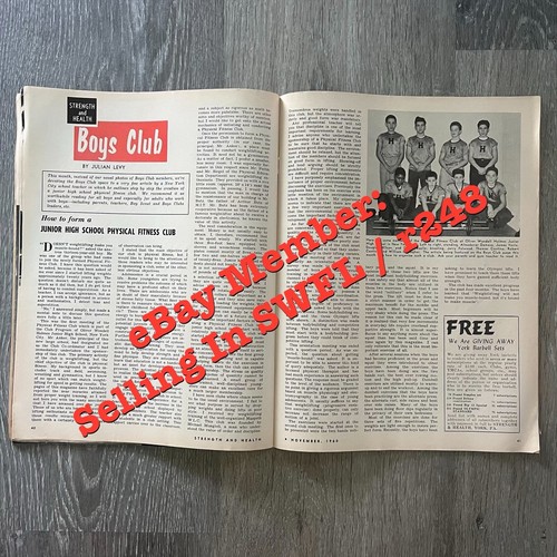 STRENGTH & HEALTH Magazine LEROY SABA + LLOYD LERILLE NOV 1960 V 28 N 11 - Picture 18 of 24