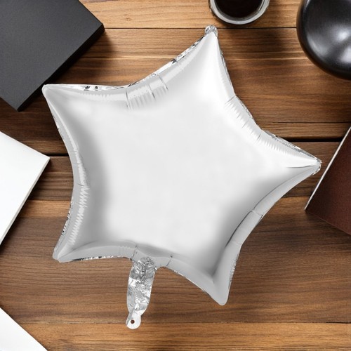  10 Pcs Palloncini Argento Metallizzato Palloncino Nuziale Alluminio - Foto 8 di 12