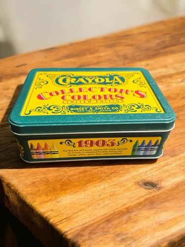 Crayola Collectible Tin- 1990 Vintage Collectible