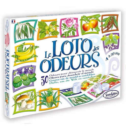 Jeu de société Le Loto des Odeurs une idée cadeau originale pour anniversaire et Noël