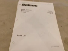BOLENS SNOW THROWER ATTACHMENT 36 INCH MODELS 34471A/B 10136 PARTS LIST