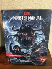 Monster Manual Dungeons and Dragons Book Hardcover 2018 Dungeon Master DnD D&D